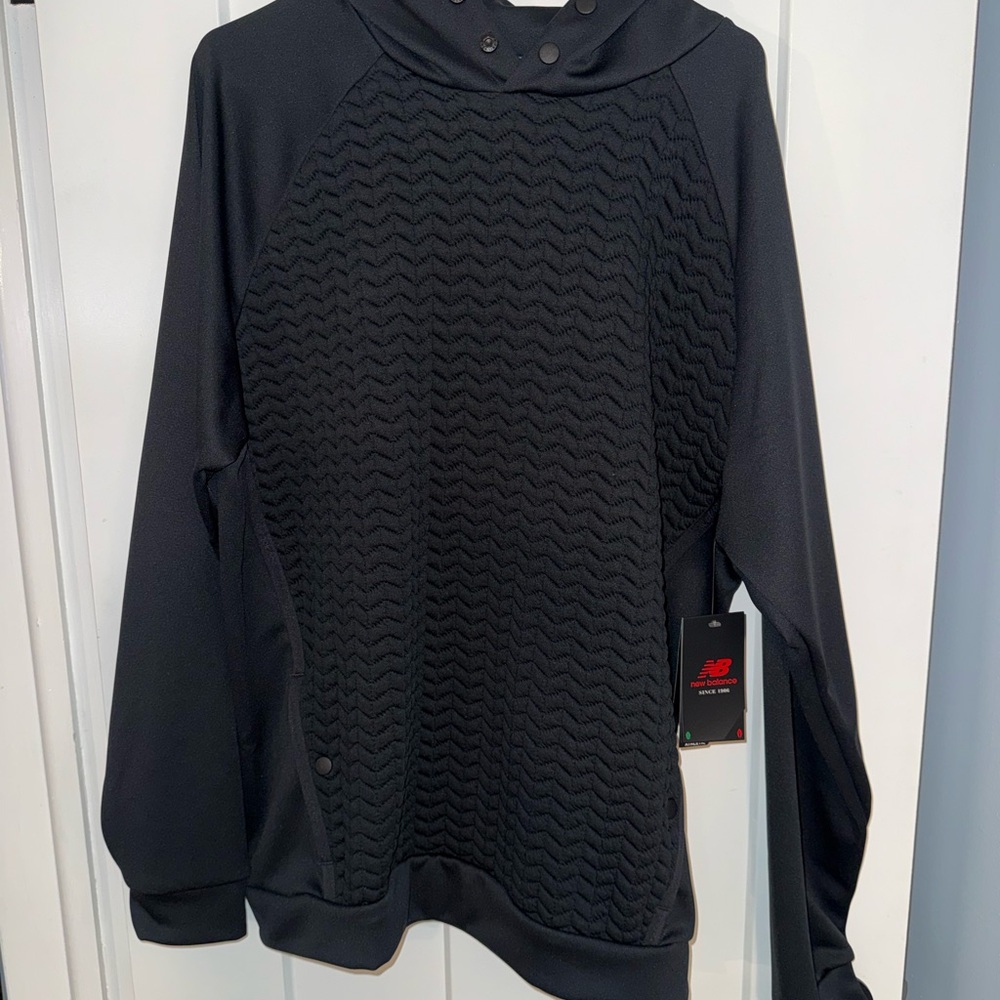 New Balance Black Heatloft Hoodie XL NWT